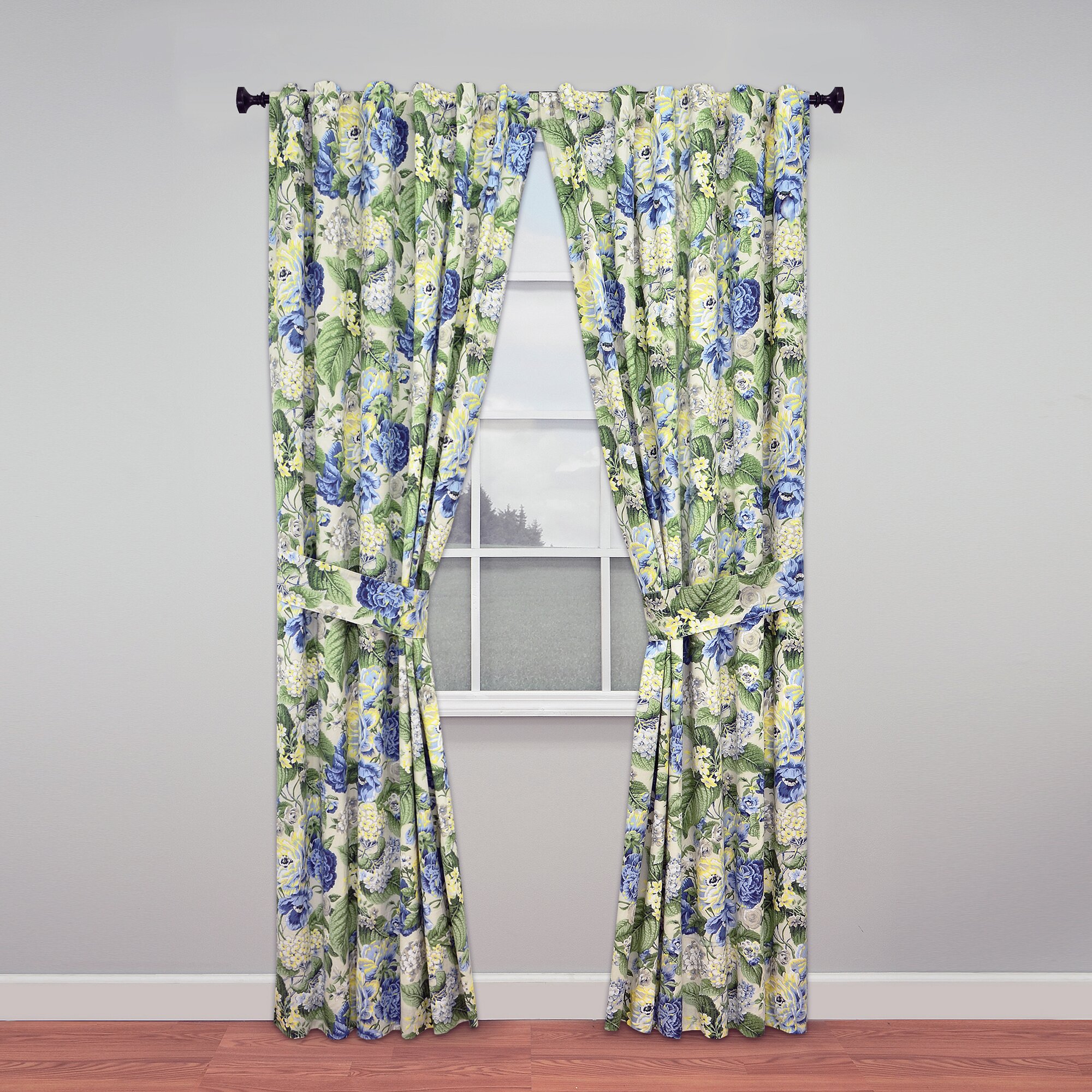 Waverly Floral Flourish Curtain Panels Reviews Wayfair