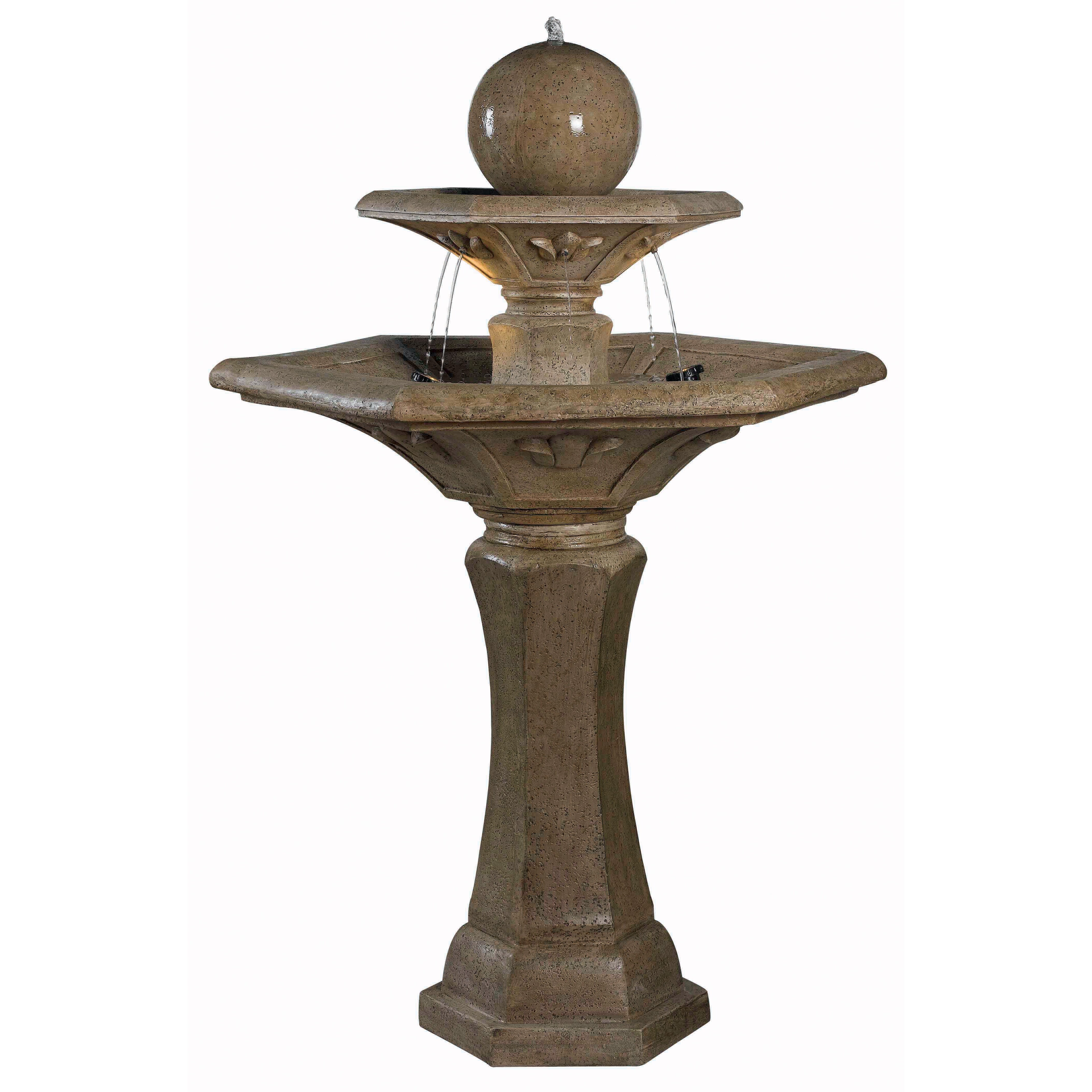 Wildon Home Kenyon Outdoor Floor Fountain Reviews Wayfair