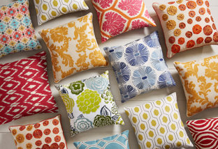 A Pop of Color: Pillows