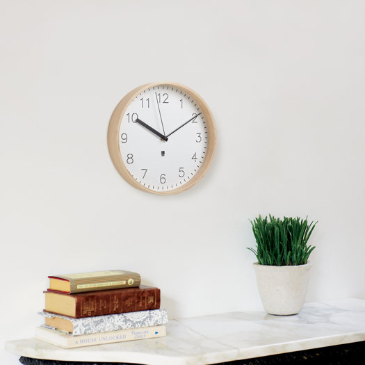 Umbra 10" Rimwood Wall Clock & Reviews AllModern