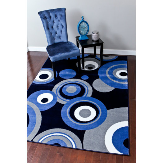 Persianrugs Modern Blue Area Rug & Reviews AllModern