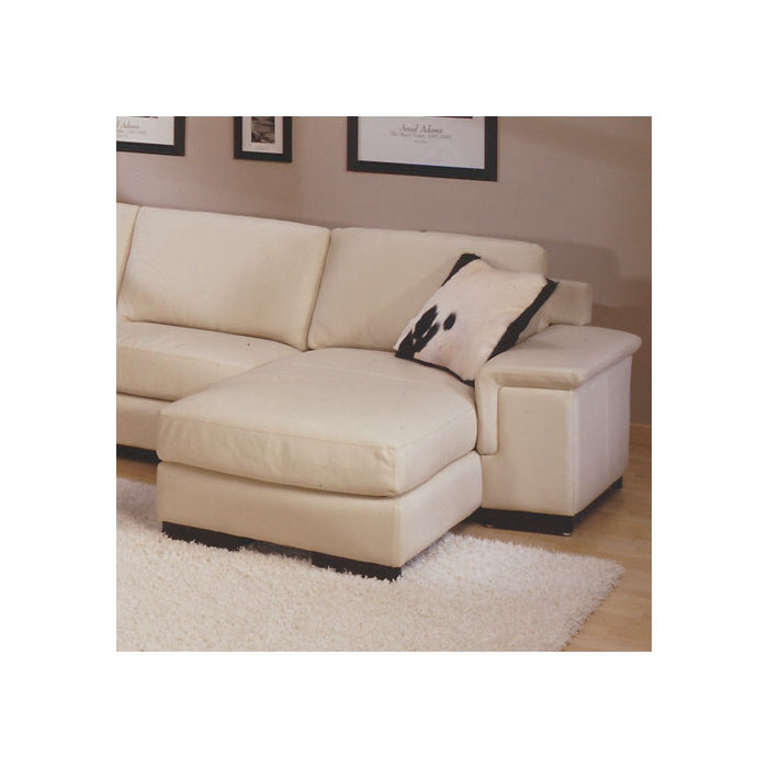 Omnia Leather Mercedes Sectional Wayfair