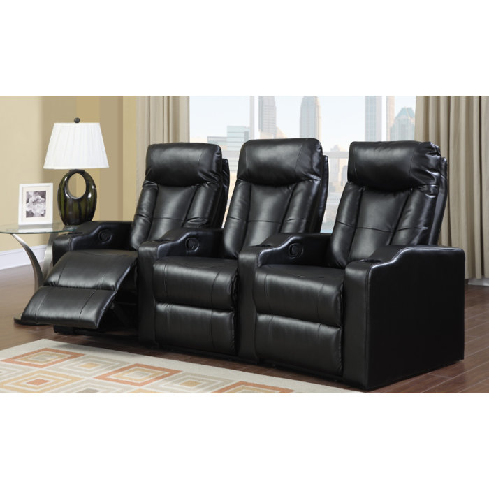 Wildon Home ® Camden Home Theater Seating (Row of 3)