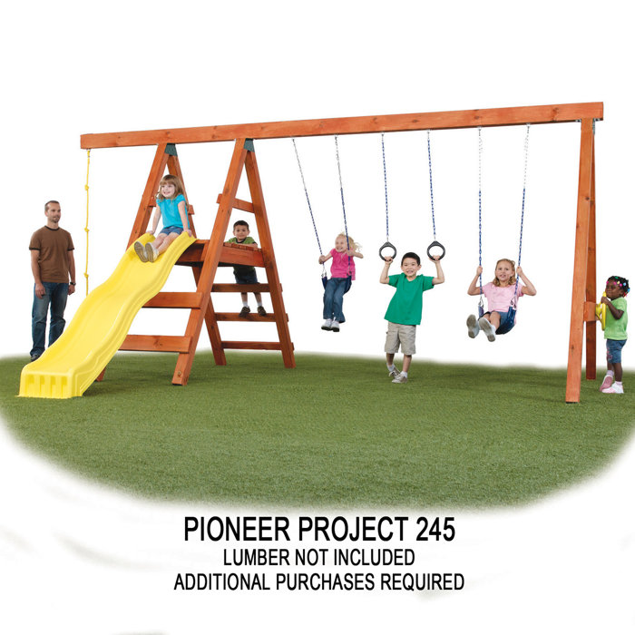 SwingnSlide Ready to Build Custom Pioneer DIY Swing Set Hardware Kit