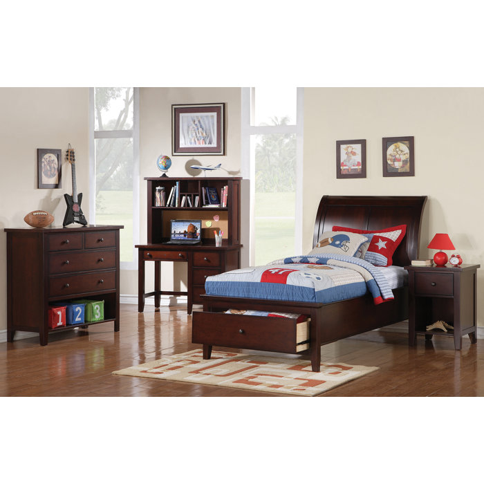 Alcott Hill Twin Sleigh Customizable Bedroom Set