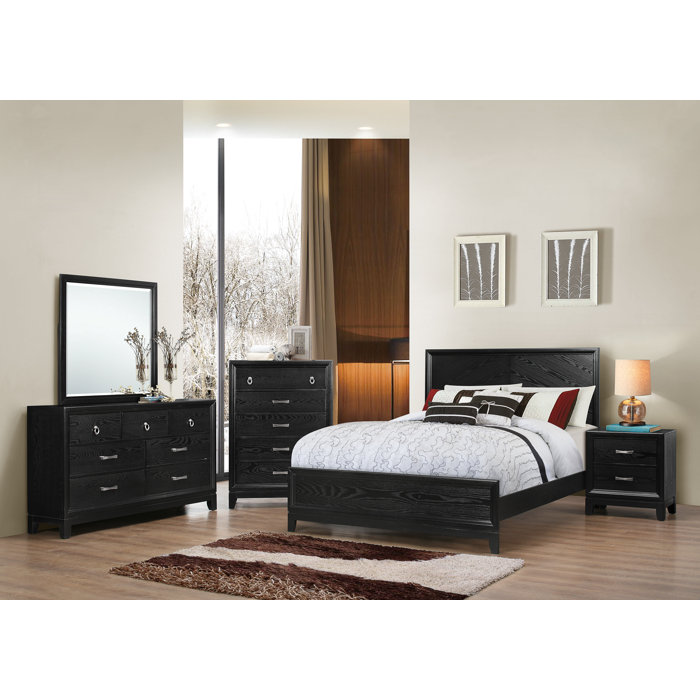 Latitude Run Hosking Panel Customizable Bedroom ..