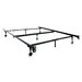 Malouf Heavy Duty 7-Leg Adjustable Metal Bed Frame With Center Support ...