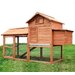 Aosom Large Pawhut Chicken Coop with Hinged Roof and 