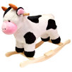 happy trails cow plush rocking animal