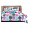 mizone carly reversible comforter set purpl