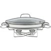 Famistar 6 Pack Chafing Dish Buffet Set With Cover - Stainless