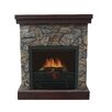 indoor double sided electric fireplace