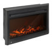 indoor double sided electric fireplace