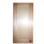 Recessed hinges for doors