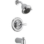 Delta Leland Monitor Shower Faucet Trim Reviews Wayfair   Custom Image 