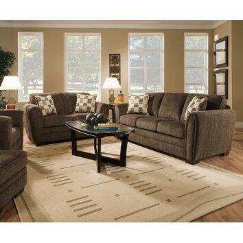 Simmons Upholstery Lucas Living Room Collection & Reviews | Wayfair