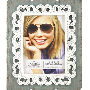 Fetco Home Decor Betty Carved Painted Picture Frame Reviews Wayfair   Custom Image 