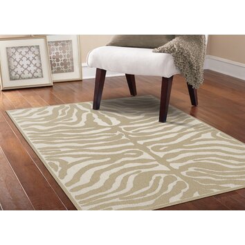 tan safari rug