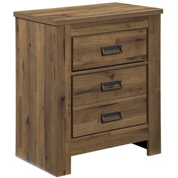 Signature Design by Ashley 2 Drawer Nightstand & Reviews | Wayfair