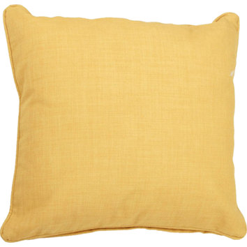 Blazing Needles Solid Outdoor Throw Pillow & Reviews Wayfair