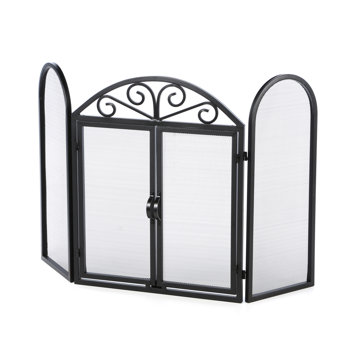 Wrought Iron Fireplace Screens