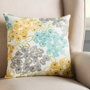 Alcott Hill Hollansburg Floral Cotton Throw Pillow ...
