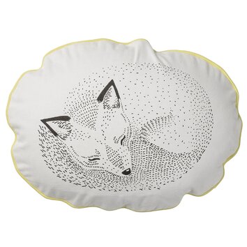 sleeping fox pillow