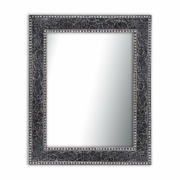 DecorShore Crackle Wall Mirror | Wayfair