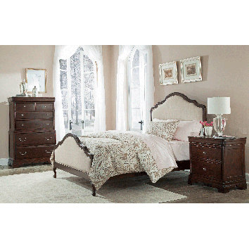 Cresent Furniture Provence Upholstered Panel Bed & Reviews ...