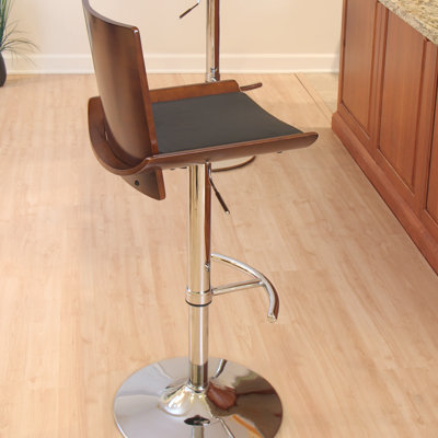LumiSource Vittorio Adjustable Height Swivel Bar Stool
