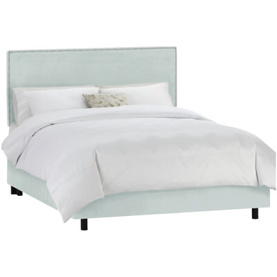 Skyline Furniture Nail Button Upholstered Panel Bed