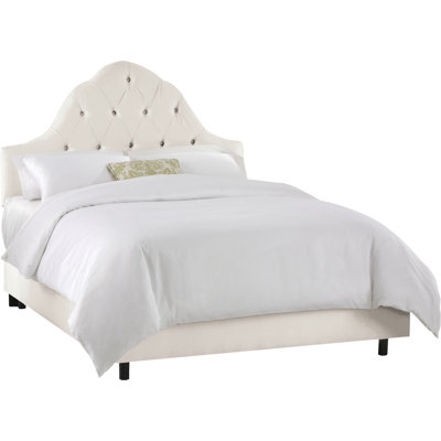 Skyline Furniture Tufted High Arch Platform Bed