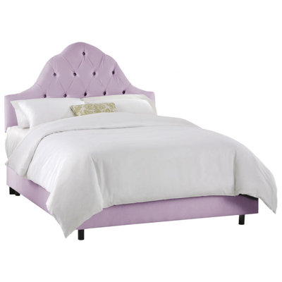 Skyline Furniture Tufted High Arch Platform Bed