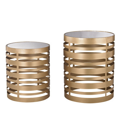 Mercer41 Clermont 2 Piece End Table Set