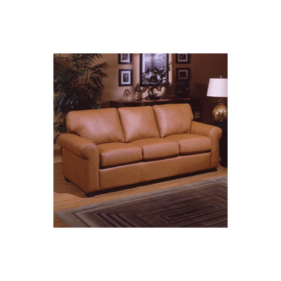 Omnia Leather West Point Leather Sleeper Sofa