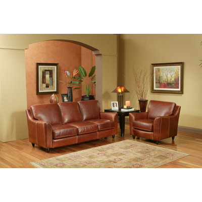 Omnia Leather Great Texas 3 Seat Leather Sofa Set