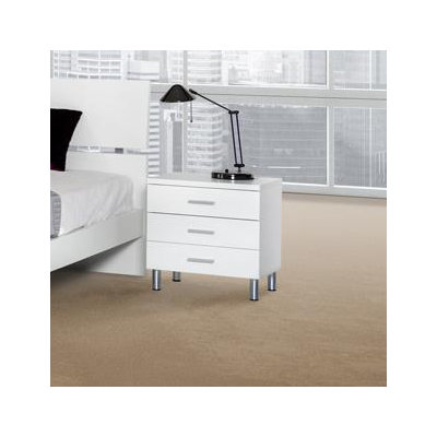 Wade Logan Belafonte 3 Drawer Nightstand