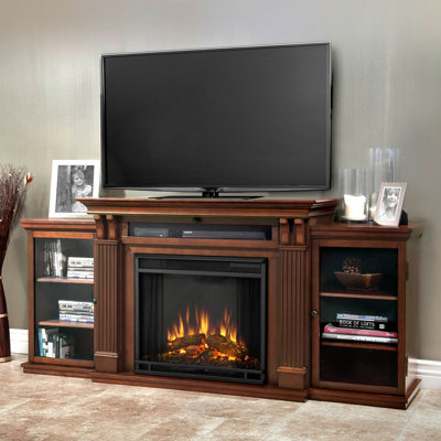 Real Flame Calie TV Stand with Electric Fireplace