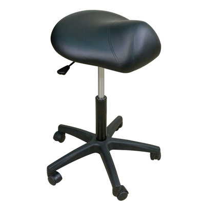Oakworks Height Adjustable Premium Saddle Stool
