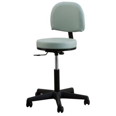 Oakworks Height Adjustable Premium Stool with Backrest