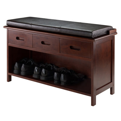Luxury Home Adriana Wood Storage Bench