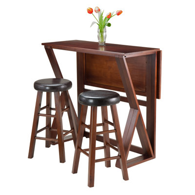Luxury Home Harrington 3 Piece Pub Table Set