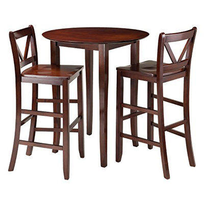 Luxury Home Fiona 3 Piece Pub Table Set