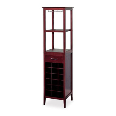 Luxury Home Tower 18 Bottle Floor Wine Cabinet