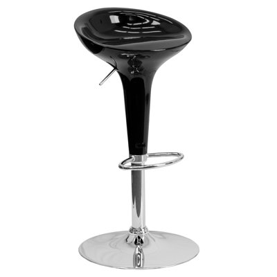 Flash Furniture Contemporary Adjustable Height Swivel Bar Stool