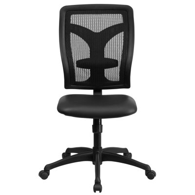 Flash Furniture High-Back Conference Chair with Padded Leather Seat