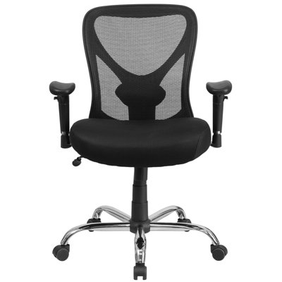 Flash Furniture Hercules Series Mid-Back Mesh Conference Chair with Arms