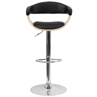 Flash Furniture Adjustable Height Swivel Bar Stool