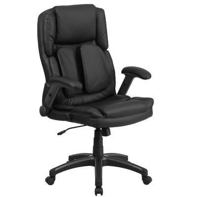 Check price and read more information from trusted store. Flash Furniture Extreme Comfort High Back Leather Executive Swivel Chair with Flip-Up Arms