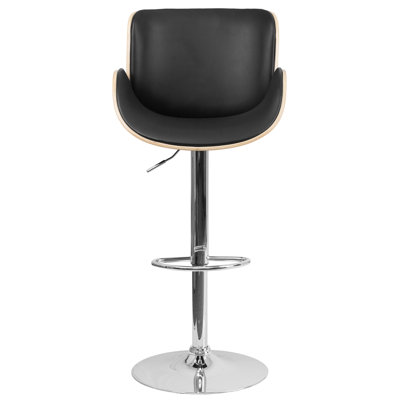 Flash Furniture Adjustable Height Swivel Bar Stool